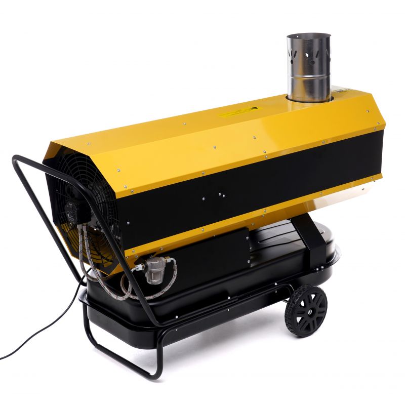 KRAFT&DELE KD11717 Naftový ohrievač s komínom 65kW digitálny termostat