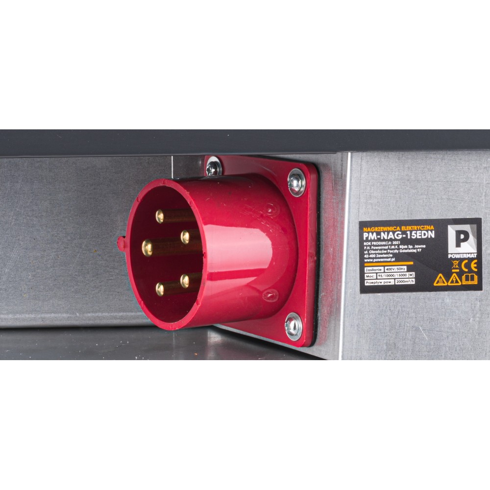 POWERMAT PM-NAG-15EDN Elektrický ohrievač vzduchu 15kW 400V