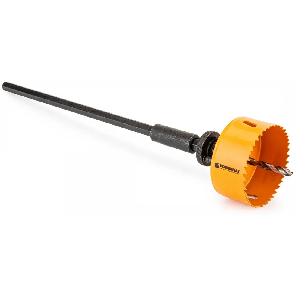 POWERMAT PM-ZODM-17ET Vykružováky korunkové vrtáky 17ks Sada Bi-metal 19-76mm