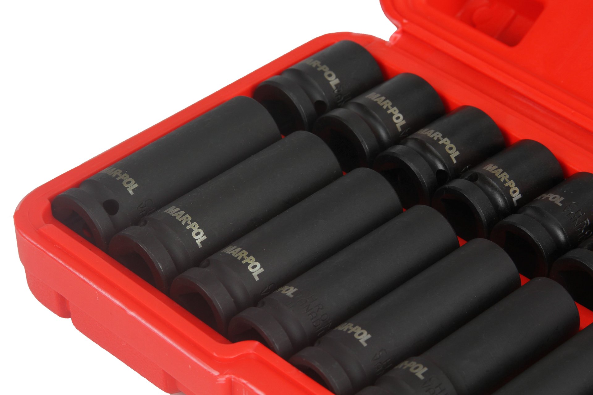 MAR-POL M58259 Nástrčné hlavice kľúče 20ks 1/2" 10-19mm