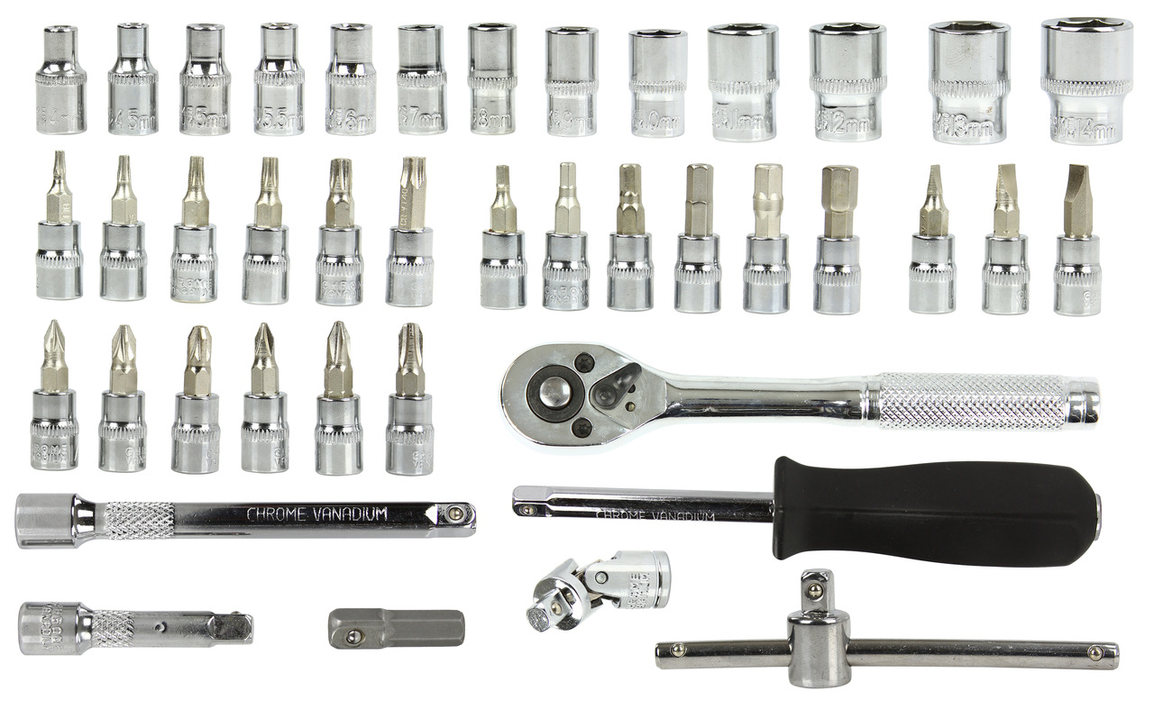 MARPOL M58203 NÁSTRČNÉ KĽÚČE BITY RAČŇA 42ks 4-14mm