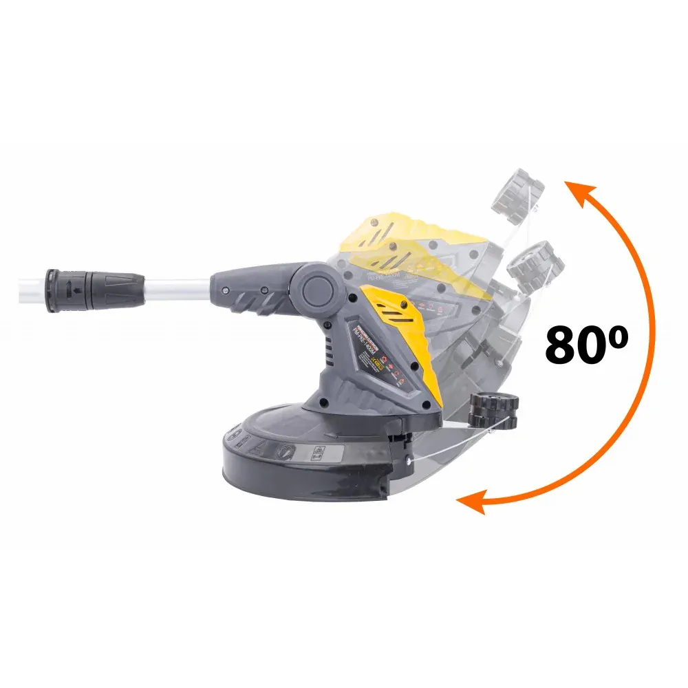 POWERMAT PM-PKE-1400M 1400W Elektrický vyžínač krovinorez na trávu 104-126cm