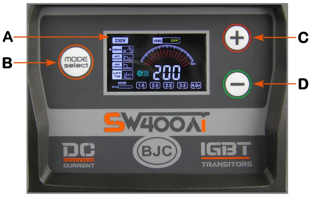 MAR-POL M79379 Invertorová zváračka MMA TIG 200A BJC