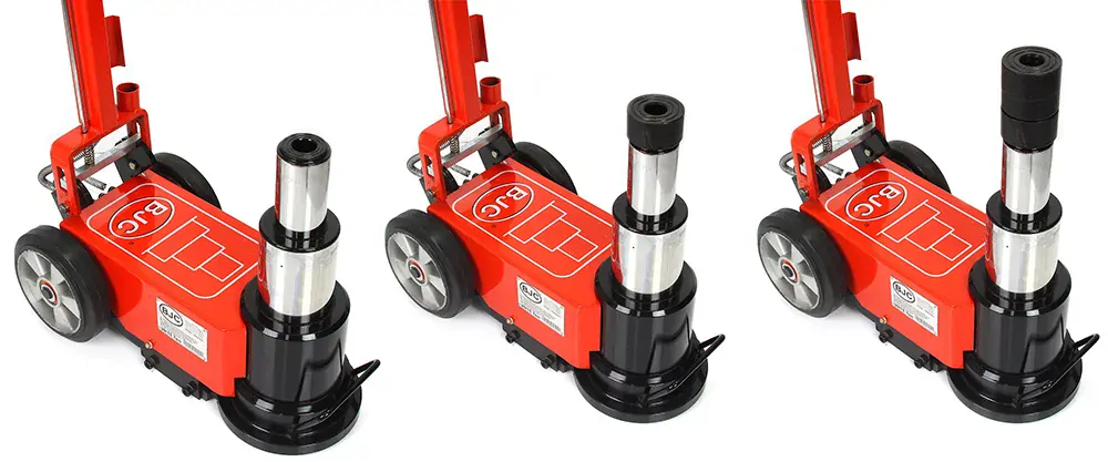 MAR-POL M80390 Pneumatický hydraulický zdvihák, zdvih pojazdný 50/25T BJC