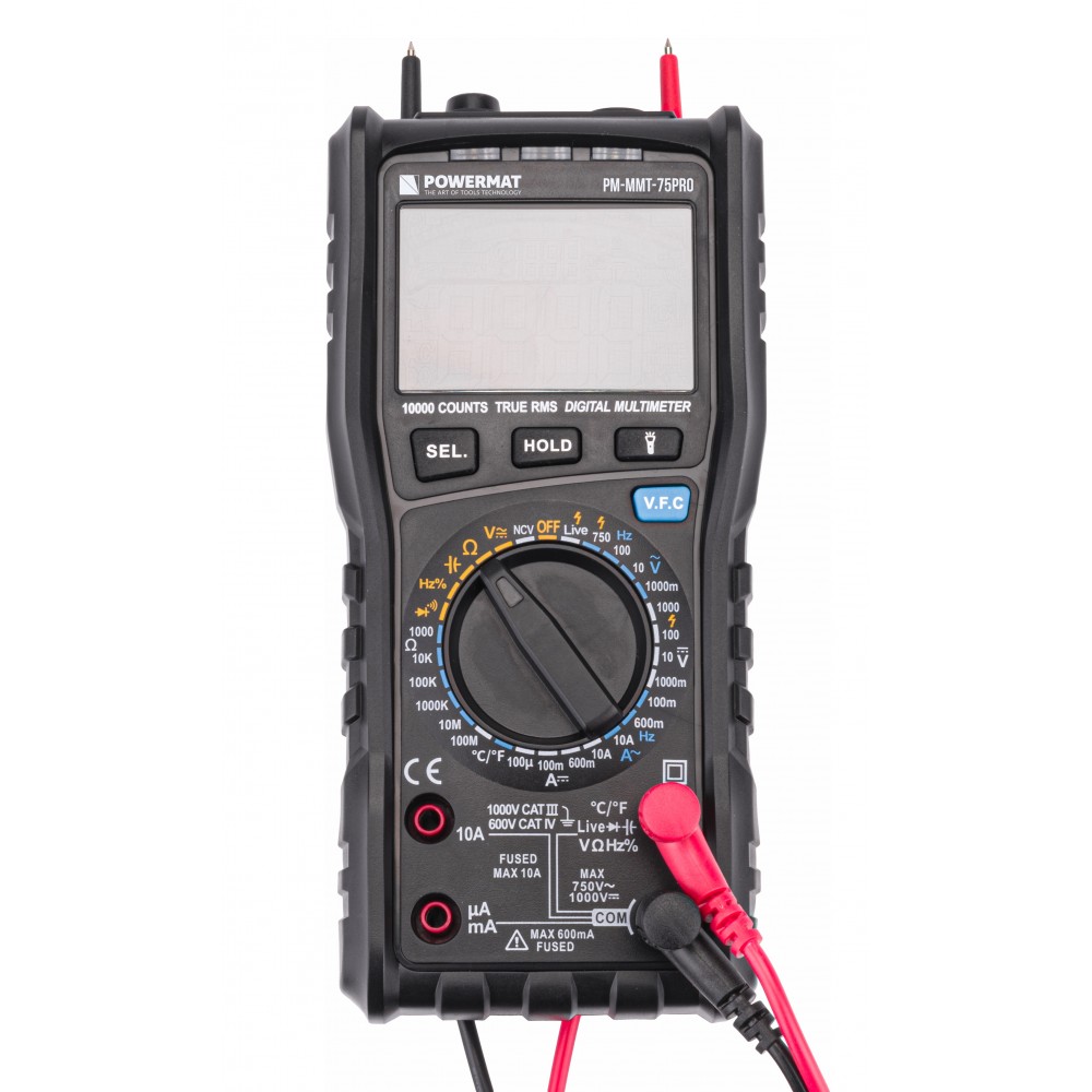 POWERMAT PM-MMT-75PRO Digitálny multimeter Elektronický merač 10A