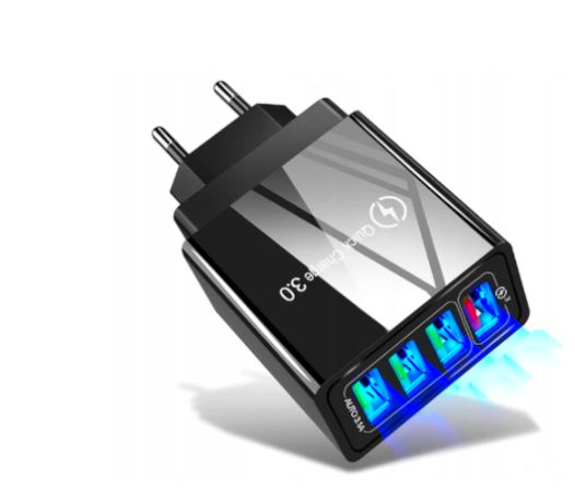 Kraft&Dele KD1237 Sieťová nabíjačka RÝCHLE NABÍJANIE 3xUSB 3,1A adaptér