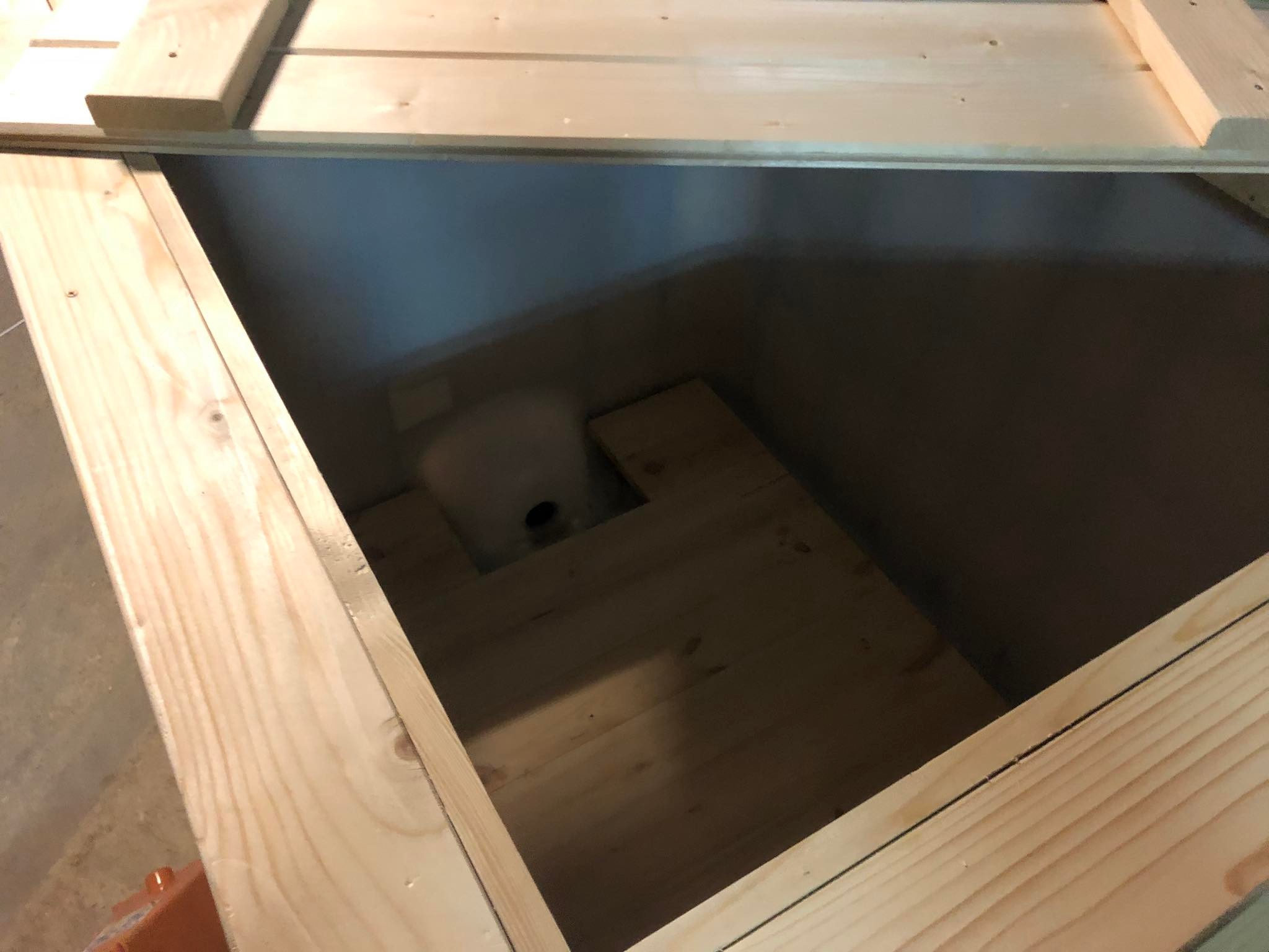 BM1000 Drevená kúpacia ochladzovacia kaďa sud otužovanie po saune 1000l