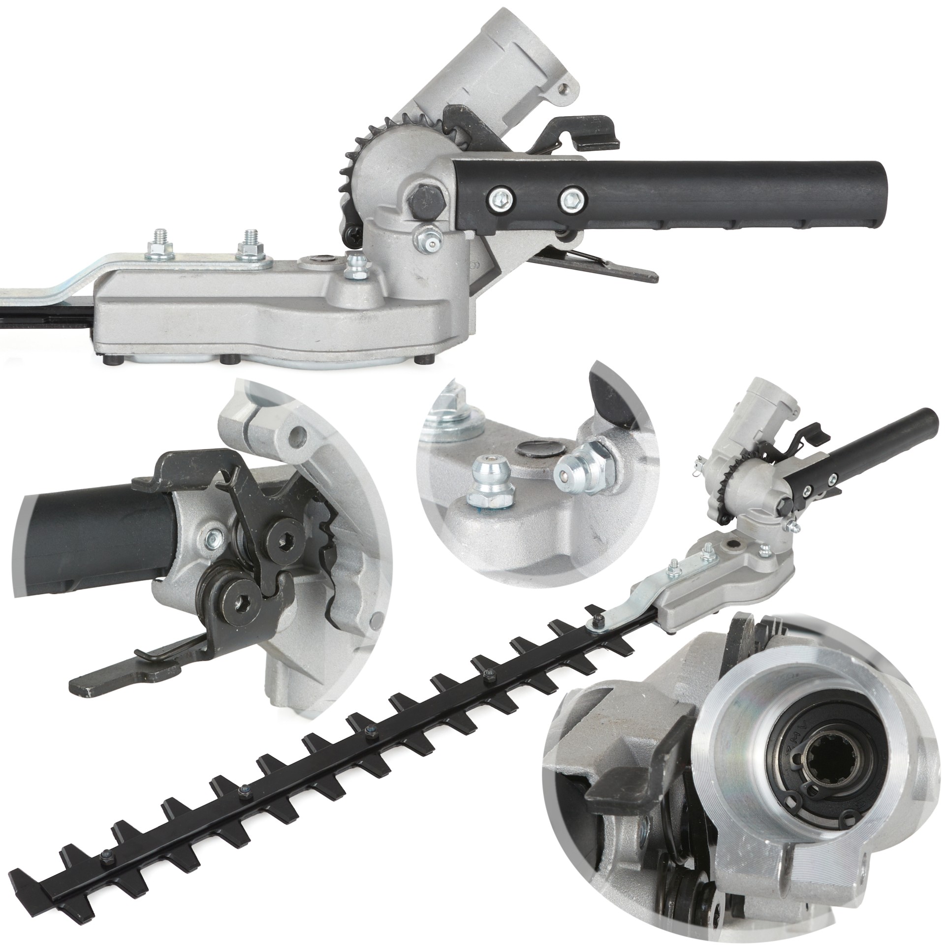 GEKO G81064C Nožnice na živý plot 28 mm - nástavec na krovinorez