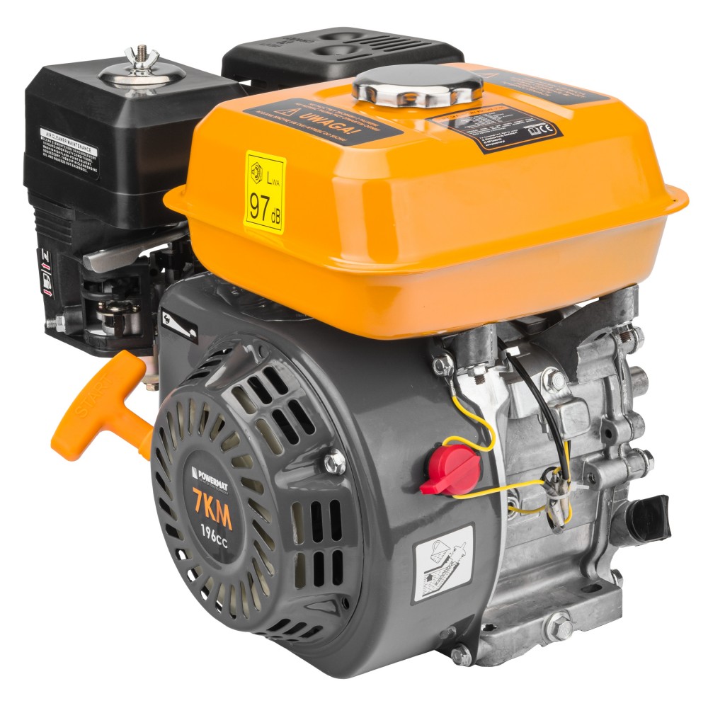 Powermat PM-SSP-719T Benzínový spaľovací motor 4,9kW 19mm 196cc OHV