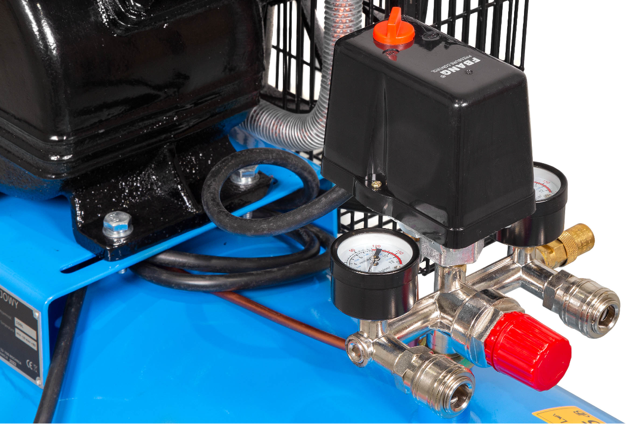 AL-FA ALC-100-2 400V Olejový kompresor 3,8kW 2 piesty 100L