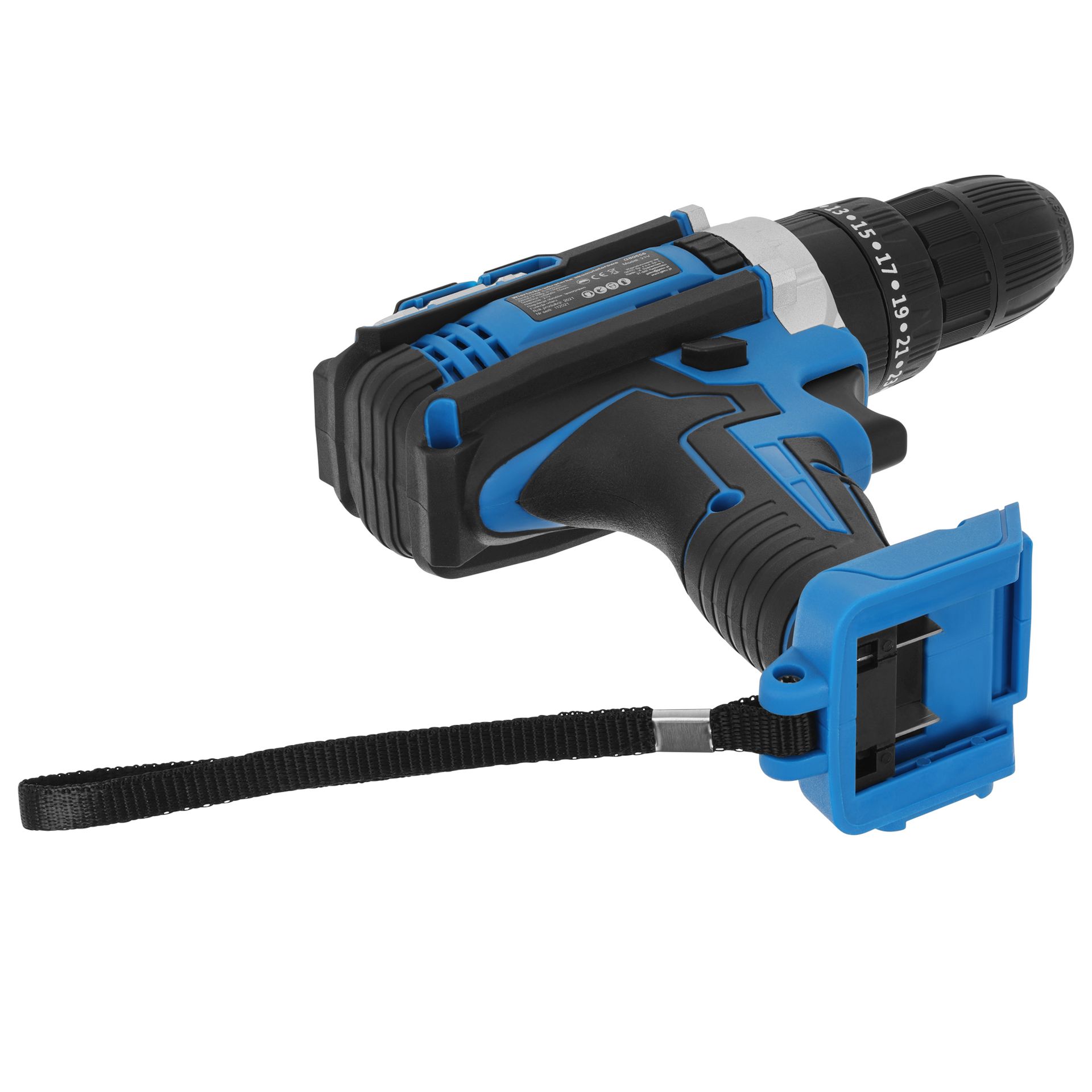 GEKO G80656 Akumulátorová vŕtačka s príklepom 21V, 2x 2ah