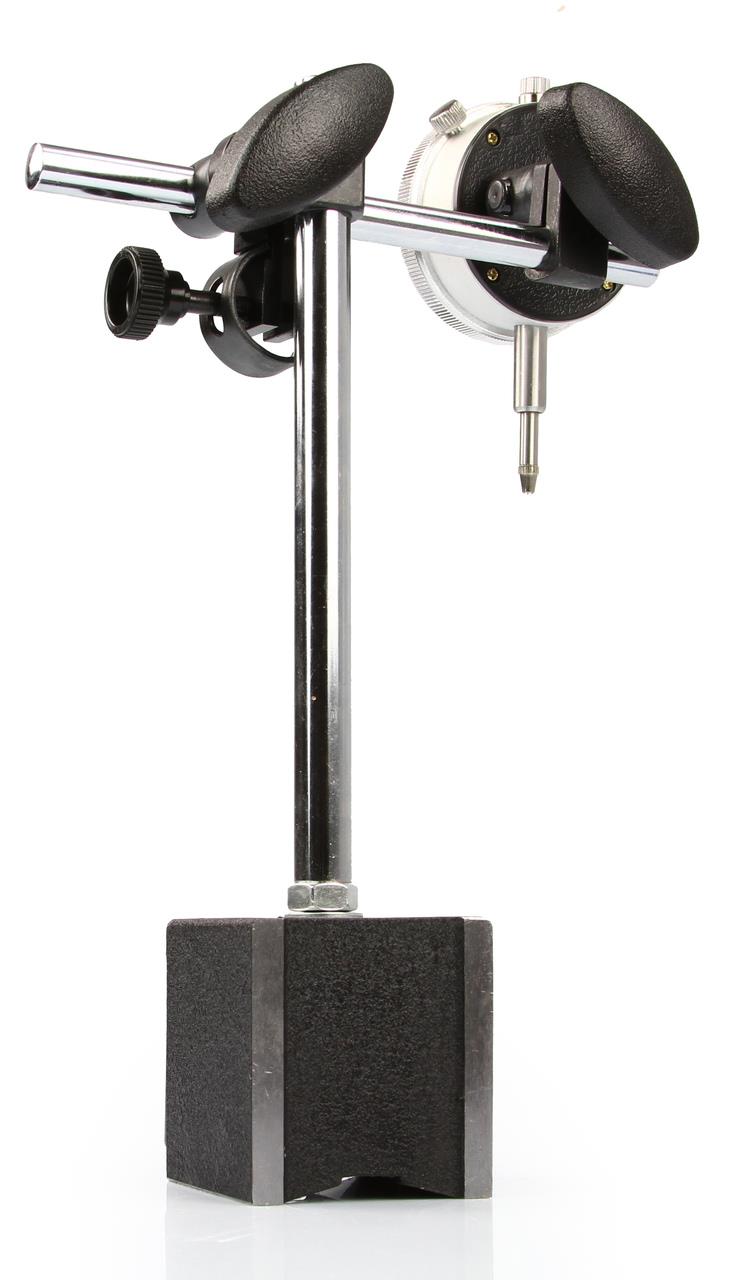 Mar-Pol M57661 Automatický magnetický statív + číselníkový odchýlkomer 0-10mm koncovky