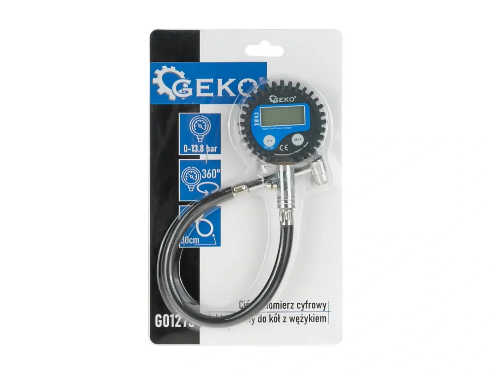 GEKO G01274 Digitálny - elektronický tlakomer na kolesá