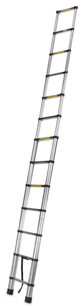 GEKO G02445  Hliníkový teleskopický rebrík 3,8 m 150 kg