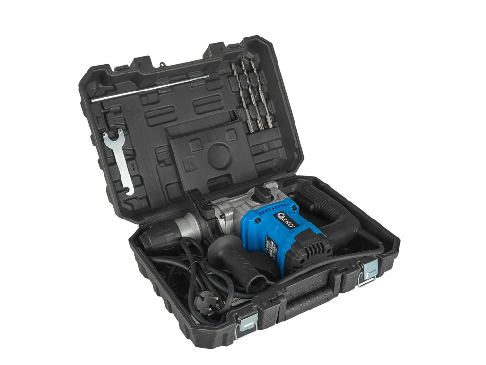 Geko G80707 PRÍKLEPOVÉ VŔTACIE BÚRACIE KLADIVO 1010W 4J SDS+ kufrík