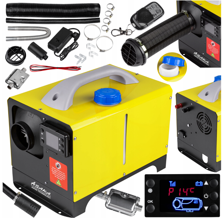 LEX LXOH12KW Ohrievač vzduchu kúrenie do auta 12kW 230V 12V