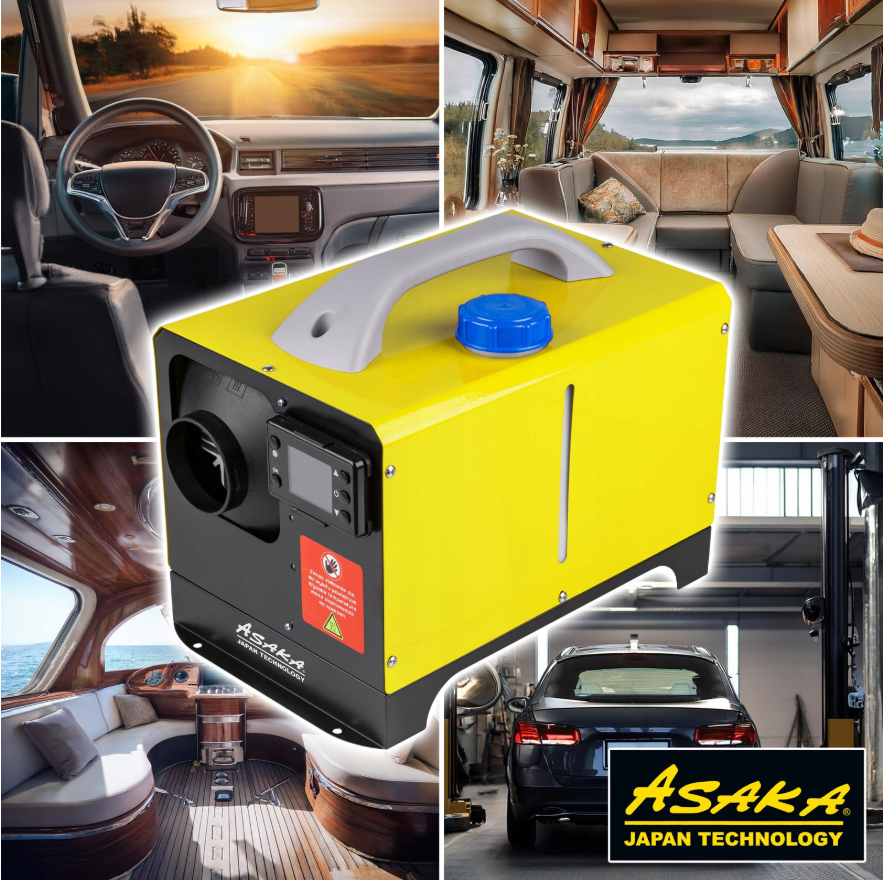 ASAKA ASOH8KW Ohrievač vzduchu kúrenie do auta 8kW 230V 12V