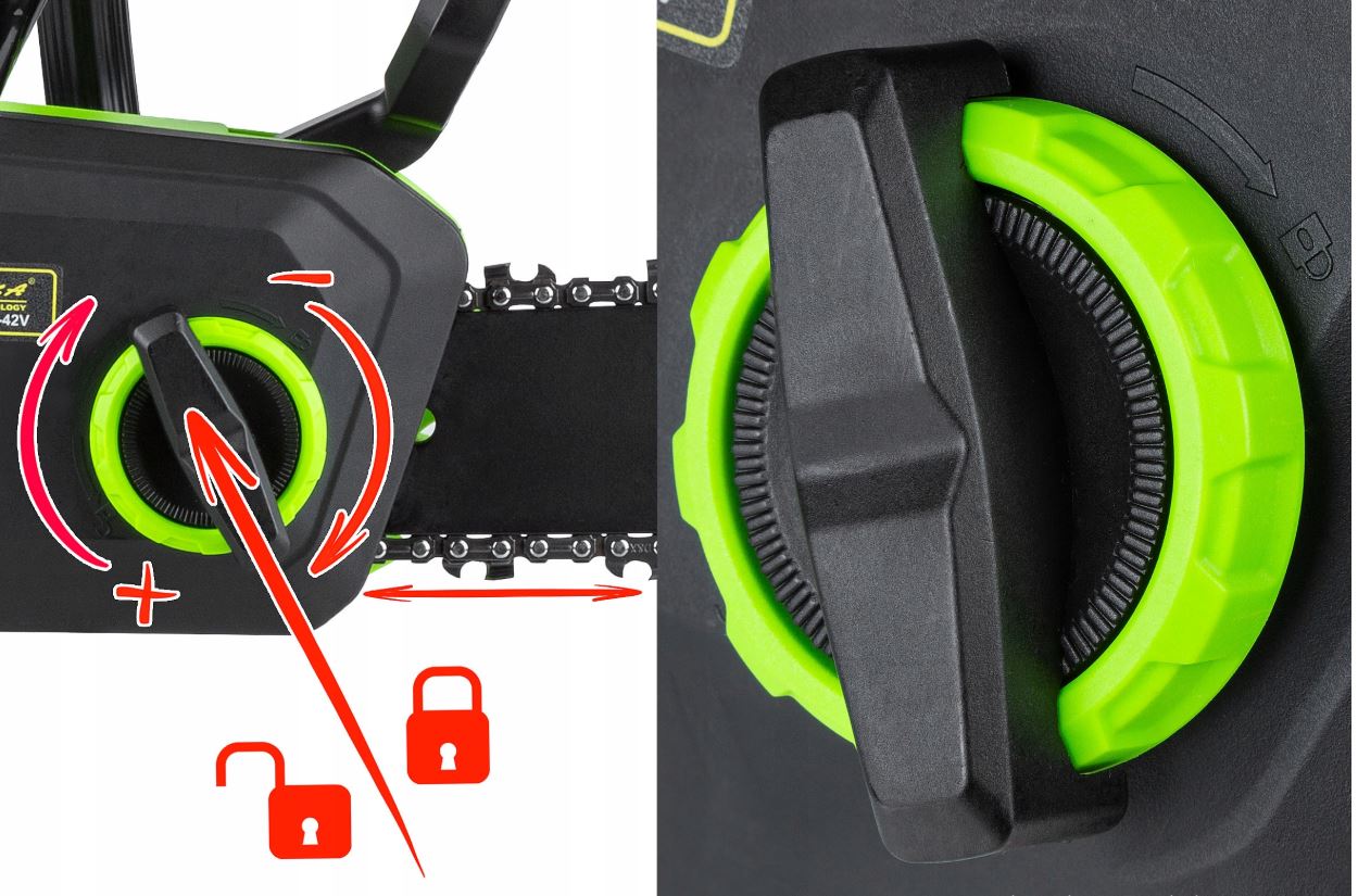 ASAKA ASCCS16-42V AKUMULÁTOROVÁ PÍLA 12“ Mazanie reťaze 2Bat 4Ah