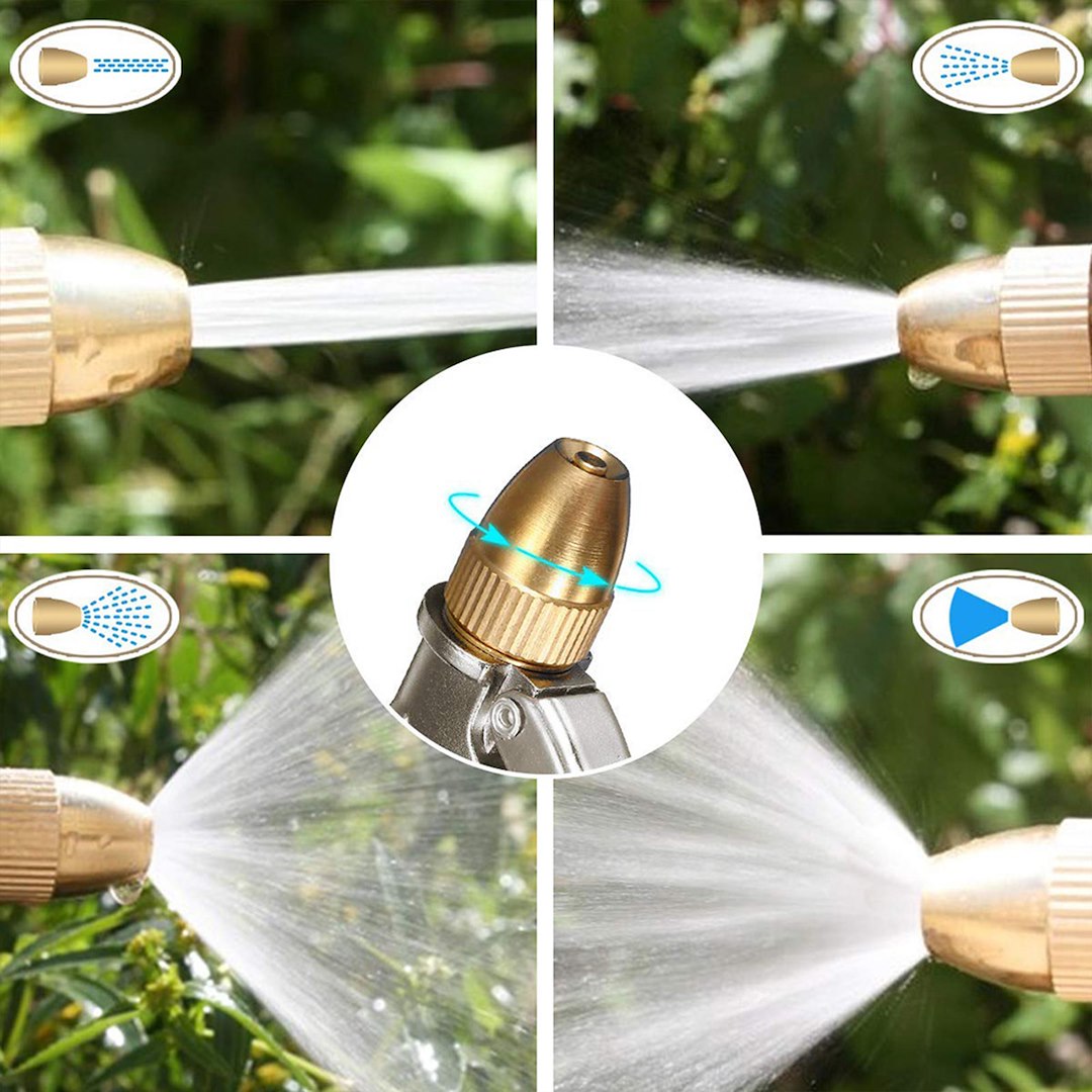 GEKO T07300 Nastaviteľná záhradná pištoľ BRASS-LINE