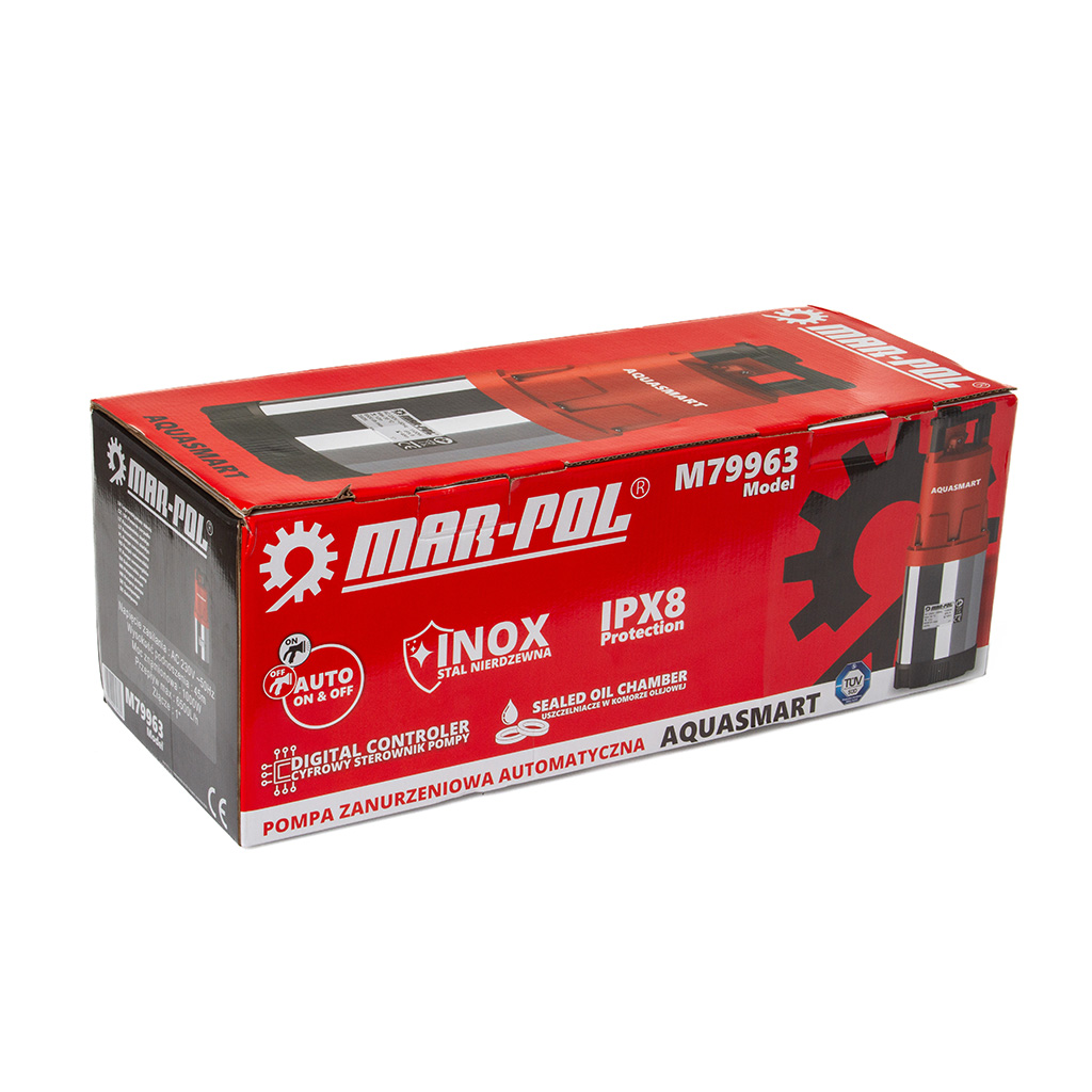 MAR-POL M79963 Ponorné čerpadlo pre zavlažovanie dažďovou vodou zaľavení AQUASMART