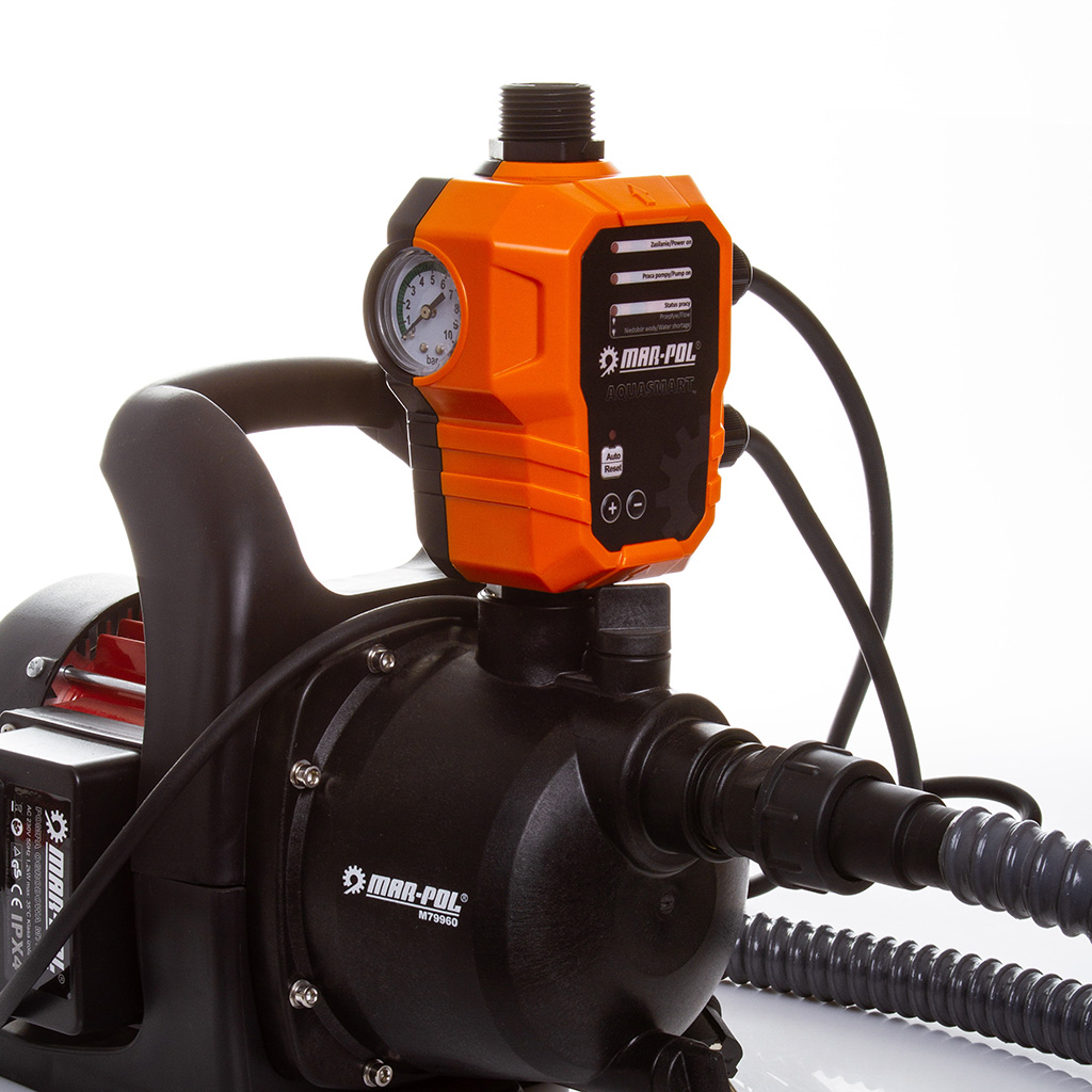 MAR-POL M79965 Hydrokontrola TLAKOVÝ SPÍNAČ RIADIACA JEDNOTKA ČERPADLA /AQUASMART