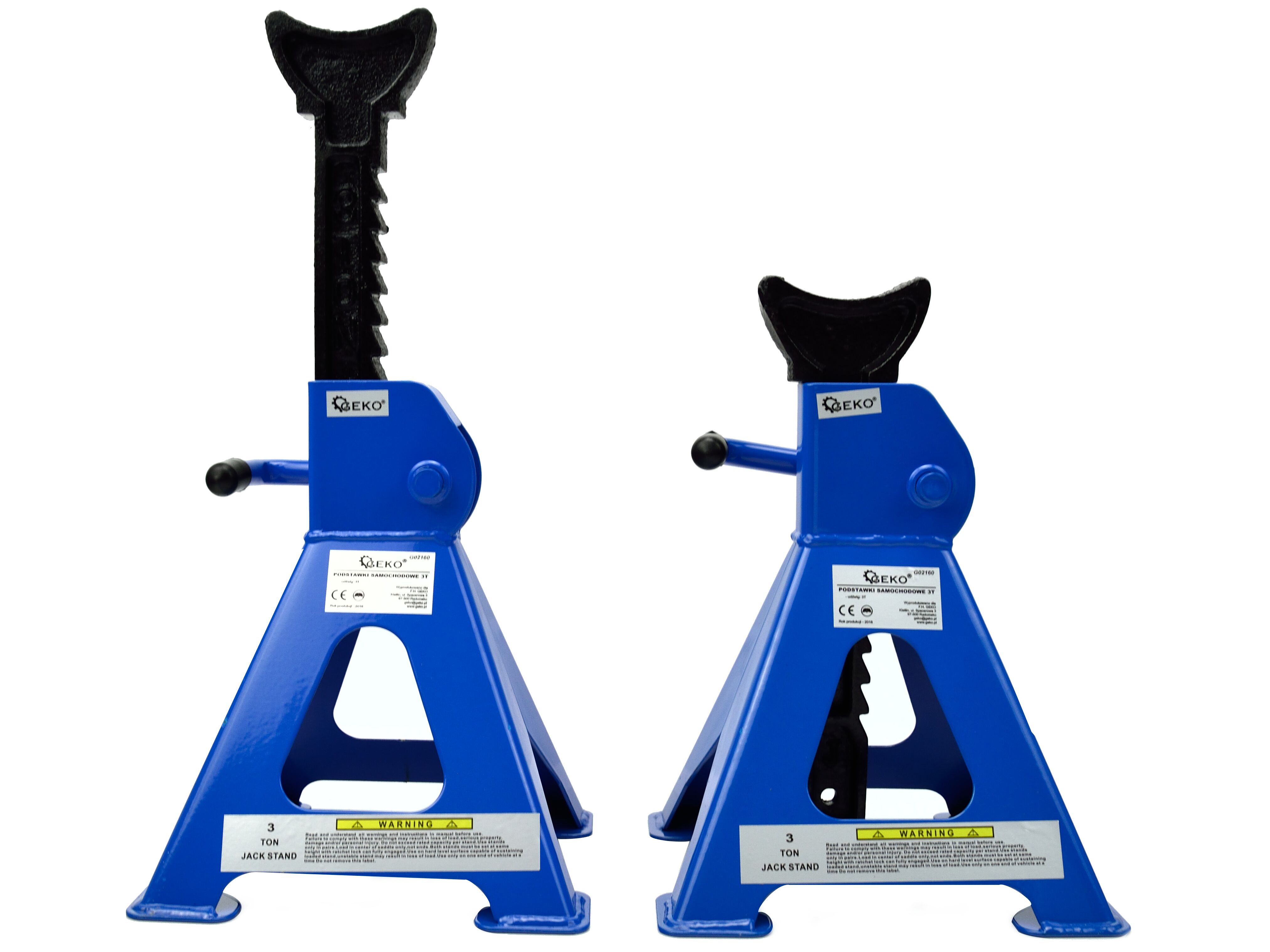 GEKO G02032 Nízkoprofilový zdvihák NÍZKOPROFILOVÝ 2,5t hydraulický + 2x podpery 3T