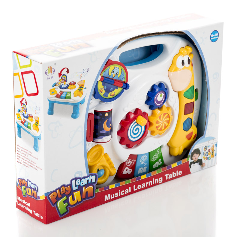 PLF 3851 INTERAKTÍVNY STOLÍK STôL HRAČKA PRE DETI žirafa