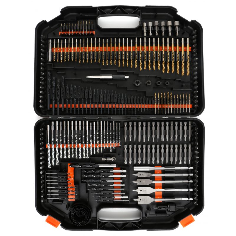 Kraft&Dele KD999 Bity a vrtáky sada 246ks na kov betón drevo