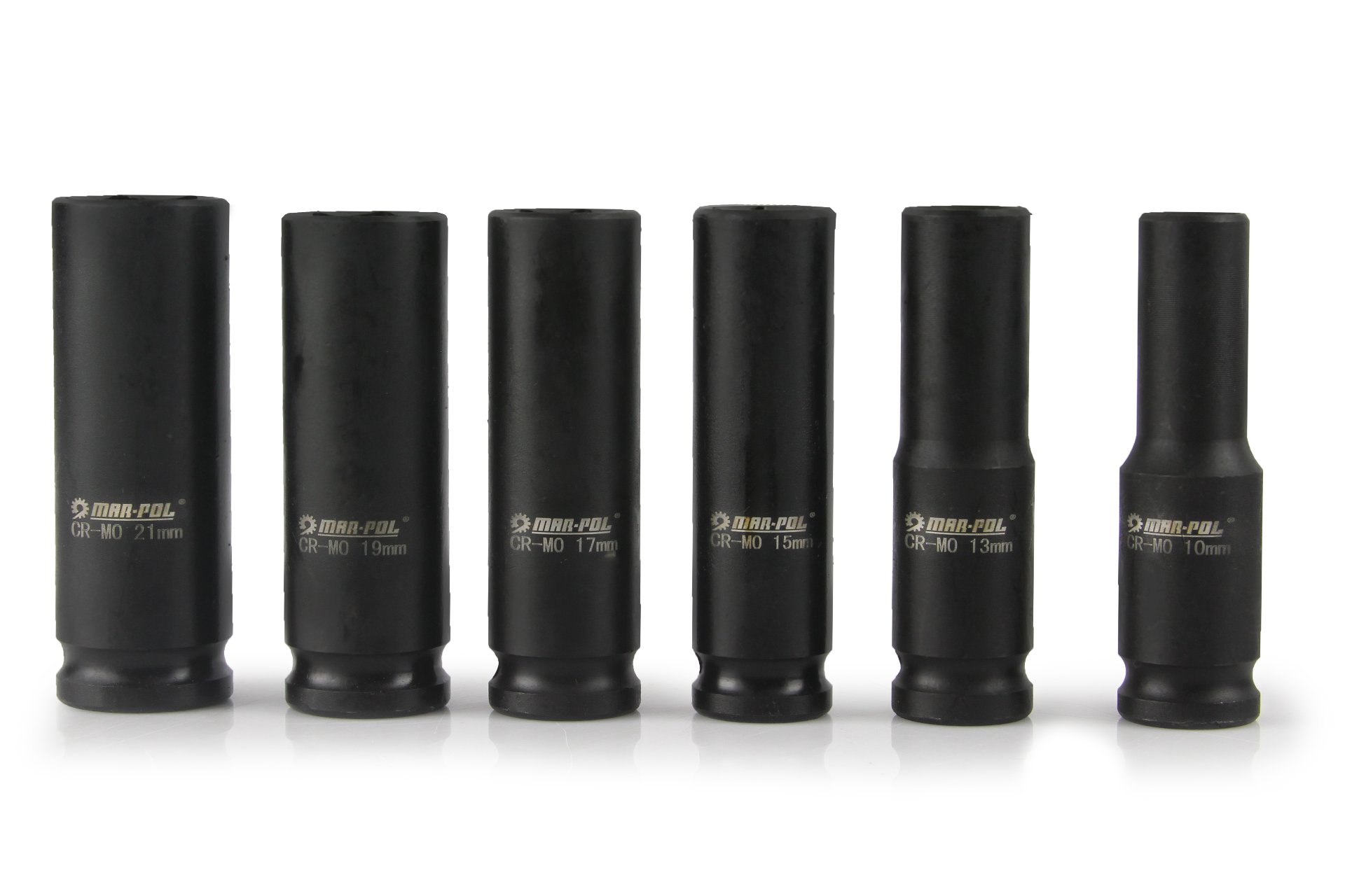 Mar-pol M58255 Nástrčné kľúče 1/2" 6 ks 10-21mm