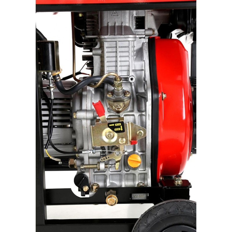 Kraft&Dele KD122 6,5kW ELEKTROCENTRÁLA generátor prúdu 12V / 230V DIESEL AVR