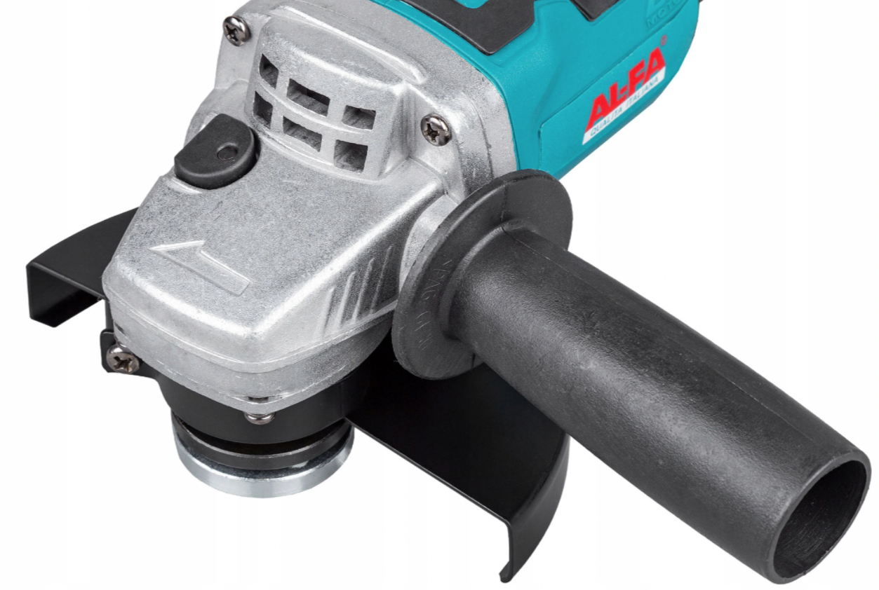 ALFA ALAGC125-A3 Aku uhlová brúska 125mm akumulátorová 36V 2x Li-ion 3Ah + 2 kotúče!!