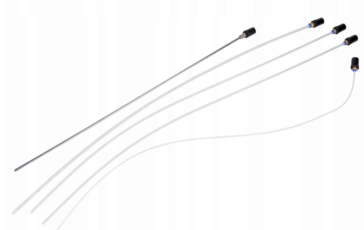 MAX Pneumatická odsávačka, vypúšťačka, odsávanie vypúšťanie oleja 85L lievik + 5 trysiek