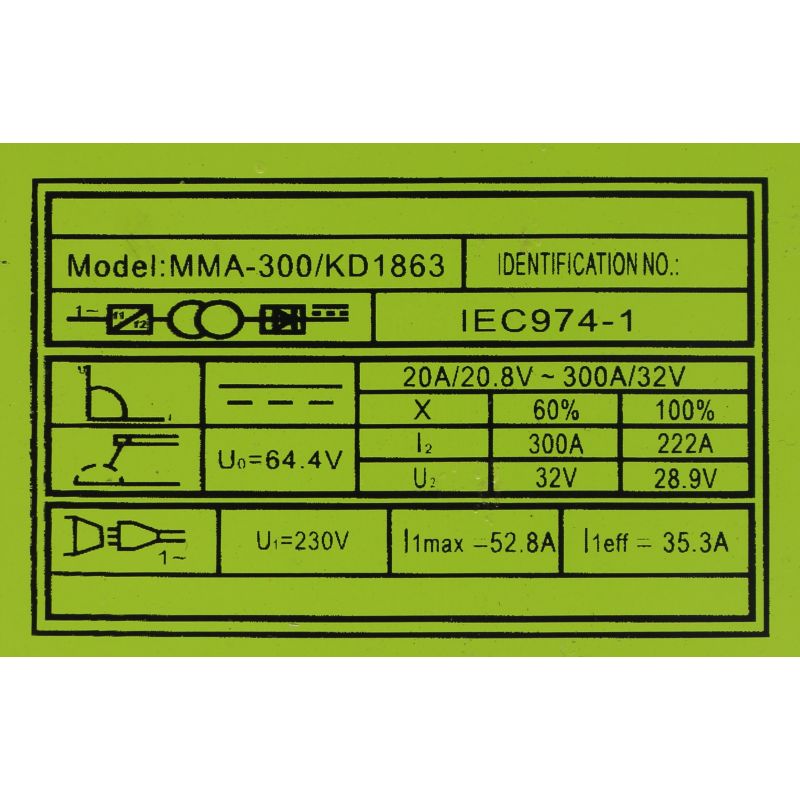 KRAFT&DELE KD1863 INVERTOROVÁ ZVÁRAČKA MMA 300A s príslušenstvom