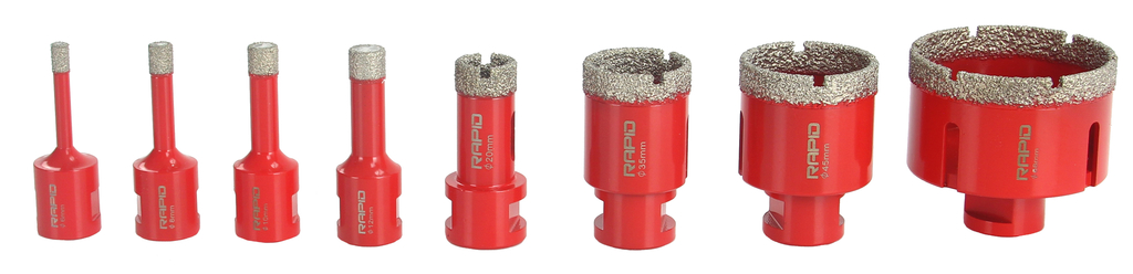 Mar-Pol M22594 Korunkový diamantový vrták vykružovák 6/8/10/12/20/35/45/68mm Long-Life Rapid