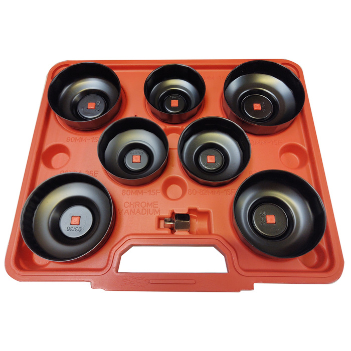 MAGMA 1075A Nástrčné hlavice kľúče na olejový filter výmena filtrov 1/2" 3/8"