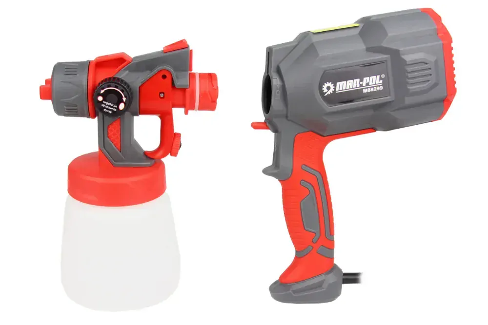 Mar-Pol M88299 RIPPER ELEKTRICKÁ MALIARSKA PIŠTOĽ STRIEKACIA PIŠTOĽ 550W 800ml
