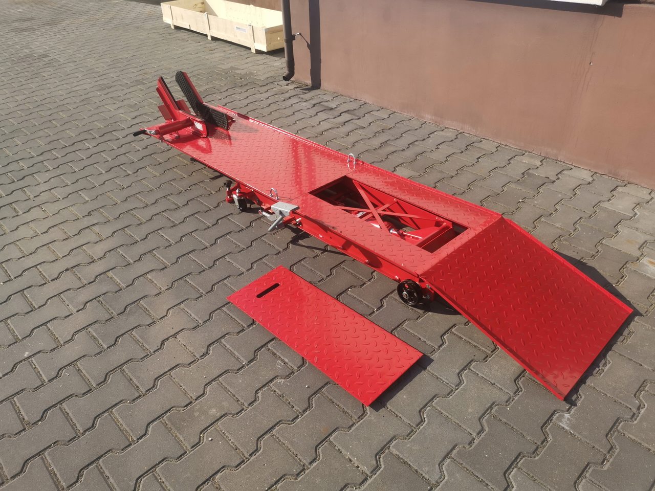 MAR-POL M80105L Plošinový zdvihák pre motocykle motorku motocyklový stojan 450kg