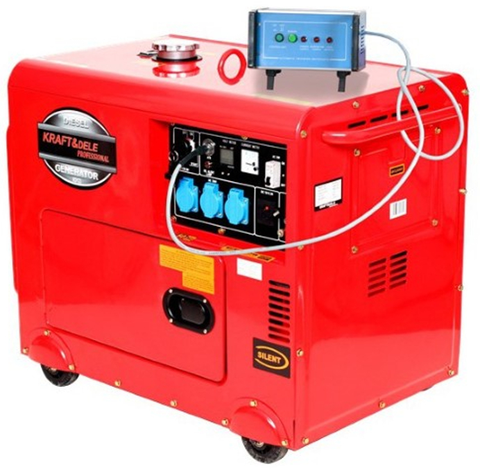 KRAFT&DELE KD123 ELEKTROCENTRÁLA GENERÁTOR PRÚDU dieselový motor 7500W AVR