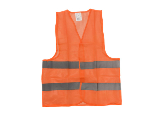 Geko G90043-XXXL Reflexná pracovná vesta tenká oranžová XXXL