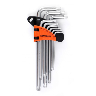 KRAFT&DELE KD11933 Imbusové kľúče imbusy TORX 9ks