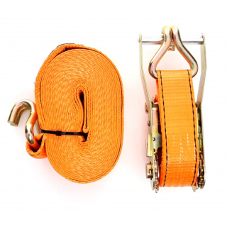 Kraft&Dele KD1332 Upínací prepravný pás s 2 hákmi s račňou 8m 35mm 2t popruh gurtňa