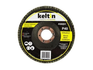 KELTIN K00001 Brúsny lamelový kotúč 125mm P40 na kov, betón, drevo SADA 10ks