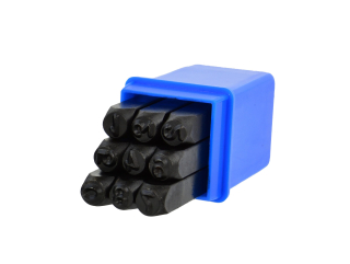 GEKO G01810 Raznice čísla pečiatka 6mm 9ks číslice razidlá na kov, plech