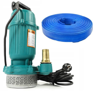 Mar-POL M79910 PONORNÉ ČERPADLO na vodu 550W QDX1.5-16-0.37 + hadica PVC 50m 1"