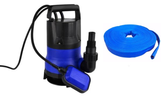 GEKO G81401 Ponorné kalové čerpadlo s plavákom plastové 400W + PVC hadica 100m 1"