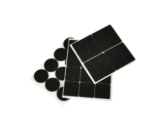 GEKO G29812 Plstené podložky pod nábytok okrúhle 25mm obdĺžnikové 25x25mm + 40x40mm sada 28ks