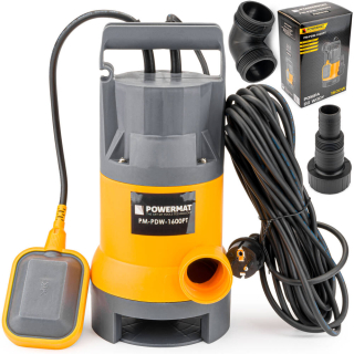 POWERMAT PM-PDW-1600PT PONORNÉ ČERPADLO NA VODU S PLAVÁKOM 1600W
