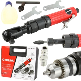 MAR-POL M90295 Pneumatické multifunkční nářadí 3v1 1/4" ráčnový klíč