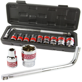 MAR-POL M58200 Nástrčné kľúče 1/2" 10ks 10-24mm