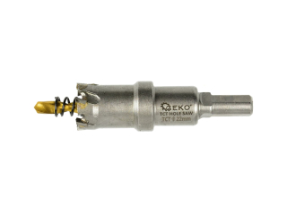 GEKO G39683 Korunkový vrták výstružník do kovu 23mm titánový vrták
